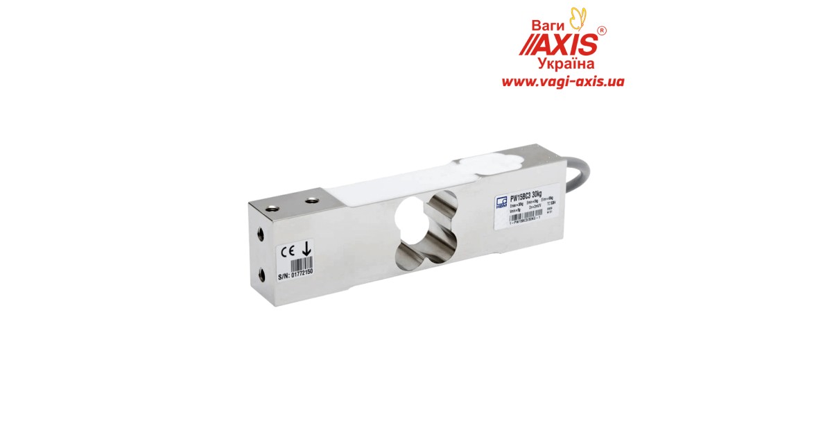 Load cell HBM PW15BC3 (7.5kg, 15kg, 20kg, 30kg, 50kg, 75kg, 100kg ...