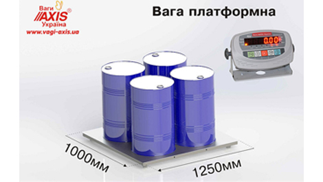Нове надходження: низькопрофільні платформні ваги 4BDU1500-1012-Б «Бюджет»
