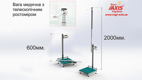 BDU150‑Medical+: маса й зріст «в один дотик»