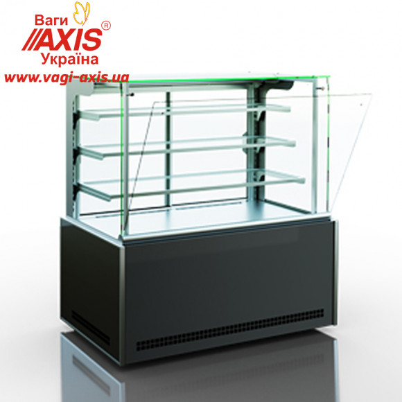Showcase refrigeration confectionery Dakota cube OS 85/150 Decor Length 1,3 m