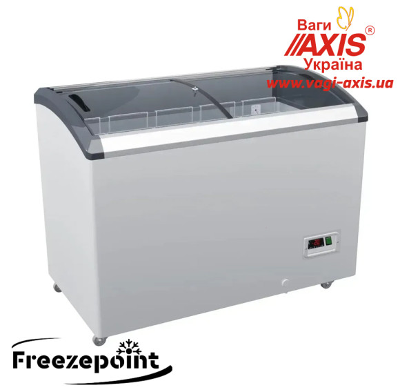 Морозильный ларь с гнутым стеклом Juka M400SF+