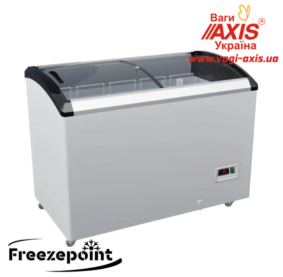 Морозильный ларь с гнутым стеклом Juka M400SF+