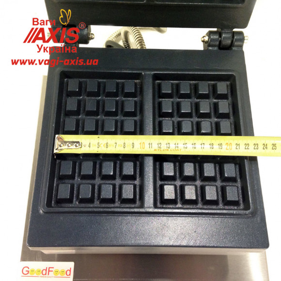 Вафельница бельгийская квадратная с таймером GoodFood WB1SA Вафельница бельгийская квадратная с таймером GoodFood WB1SA