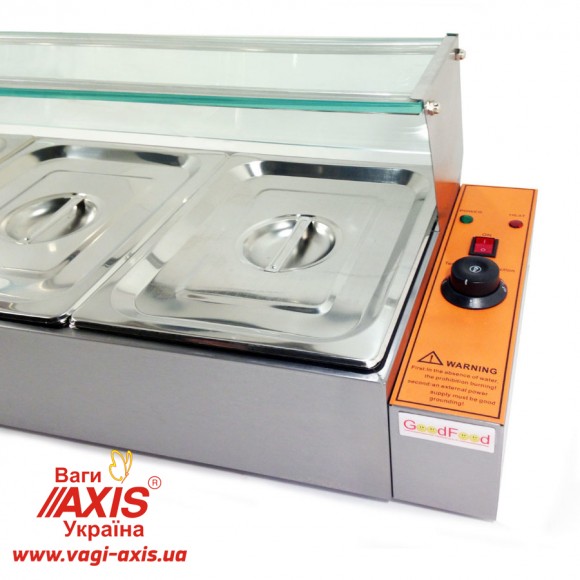 Food warmer showcase GN 1/2 x h100 mm GoodFood BM3G Food warmer showcase GN 1/2 x h100 mm GoodFood BM3G
