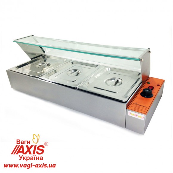 Food warmer showcase GN 1/2 x h100 mm GoodFood BM3G Food warmer showcase GN 1/2 x h100 mm GoodFood BM3G