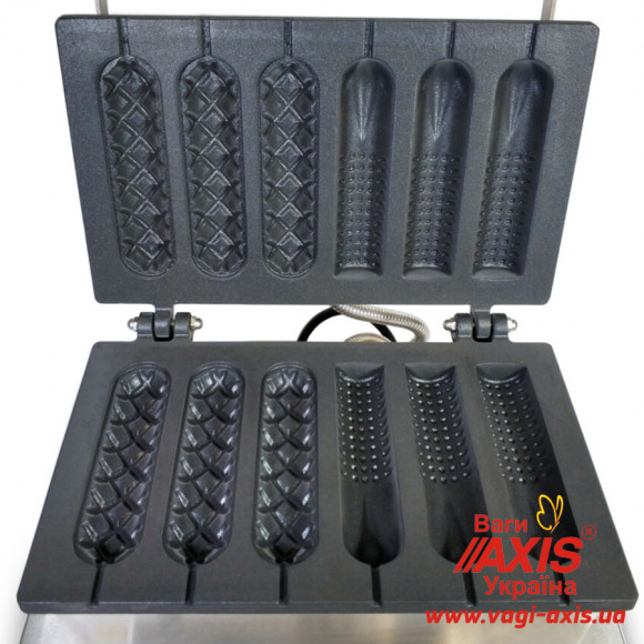 Аппарат КОРН-ДОГ для приготовления вафли на палочке GoodFood CM6A (3+3) Аппарат КОРН-ДОГ для приготовления вафли на палочке GoodFood CM6A (3+3)