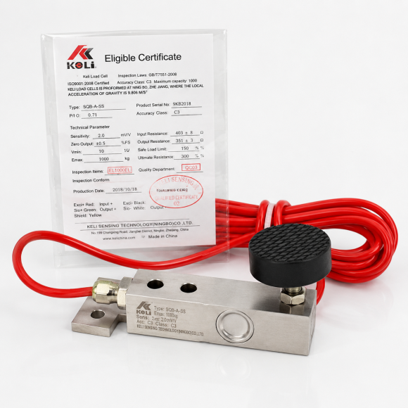 Тензодатчик Keli SQB-SS (250кг, 300кг, 500кг,  750кг, 1т, 1.5т, 2т, 2.5т) виконання OAP
