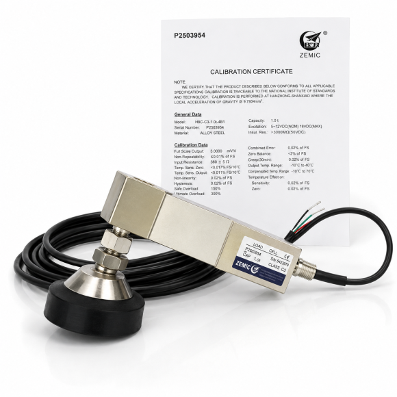 Тензодатчик Zemic H8C (100кг, 250кг, 500кг, 750кг, 1т, 1.5т, 2т.)