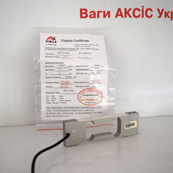 Тензодатчик Keli AMPB (0.6кг, 1.2кг)