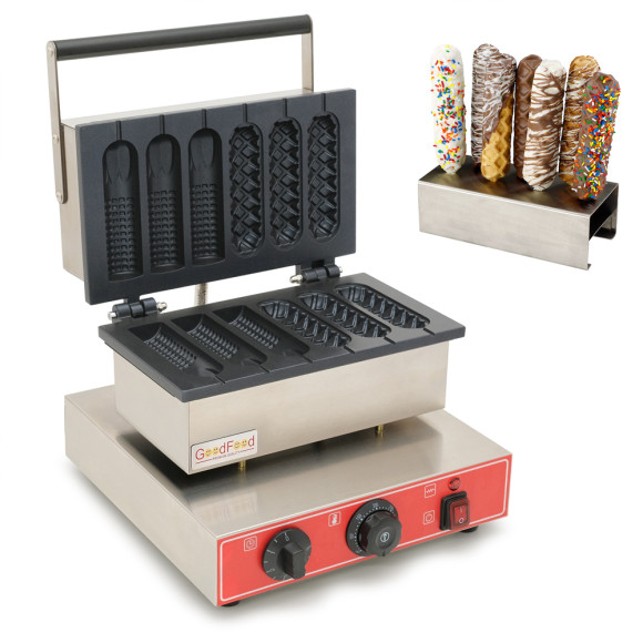 Апарат КОРН-ДОГ для приготування вафлі на паличці GoodFood CM6A (3+3)