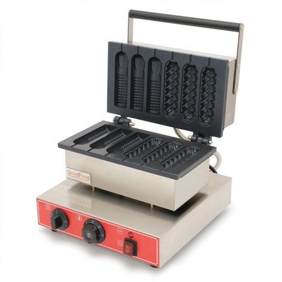Апарат КОРН-ДОГ для приготування вафлі на паличці GoodFood CM6A (3+3)