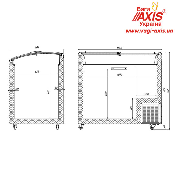 Холодильный ларь Juka N600S