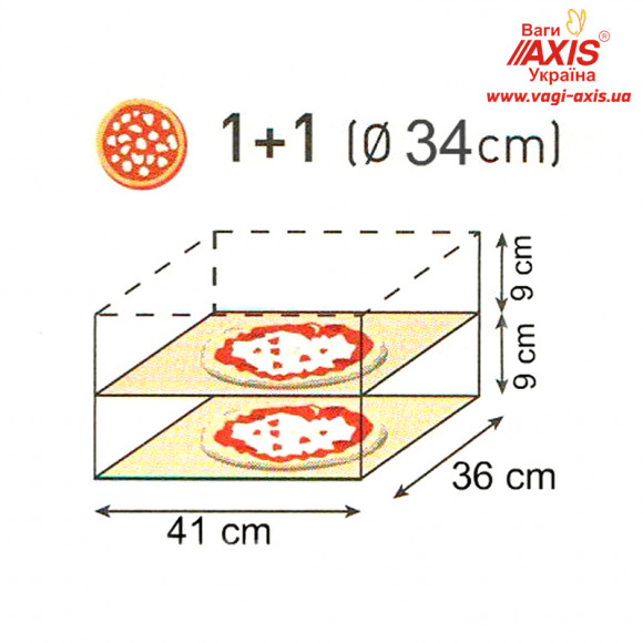 Печь для пиццы ItPizza MS-1+1