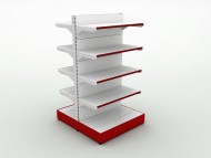 Двухсторонний стеллаж 0,9 м