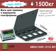 Весы для приямка с откидной платформой 4BDU1500-1212ВП-Е