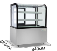 Холодильная витрина GoodFood FW270R нержавеющая сталь Холодильная витрина GoodFood FW270R нержавеющая сталь