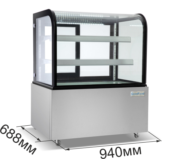 Холодильная витрина GoodFood FW270R нержавеющая сталь