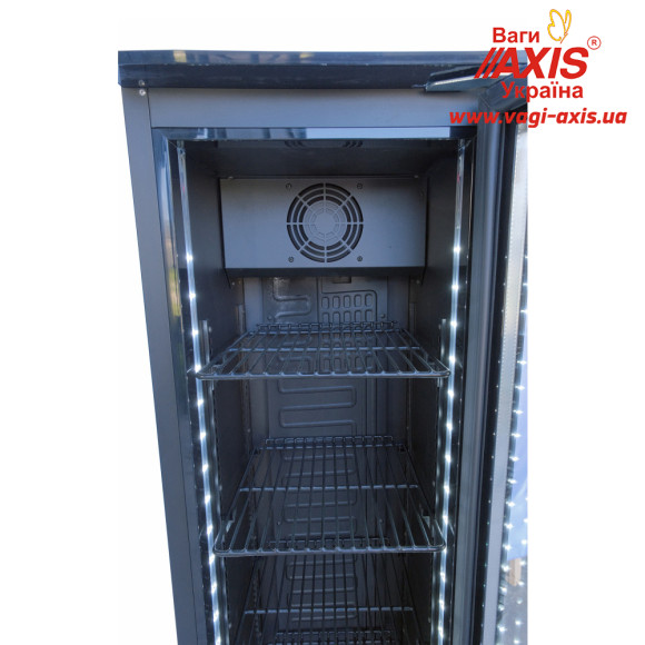 Шафа холодильна для напоїв GoodFood BC160BB2LED чорна-чорна