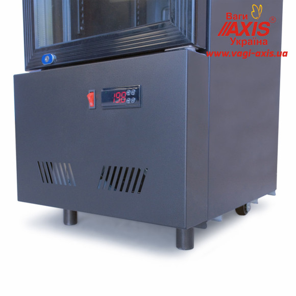 Шафа холодильна для напоїв GoodFood BC160BB2LED чорна-чорна