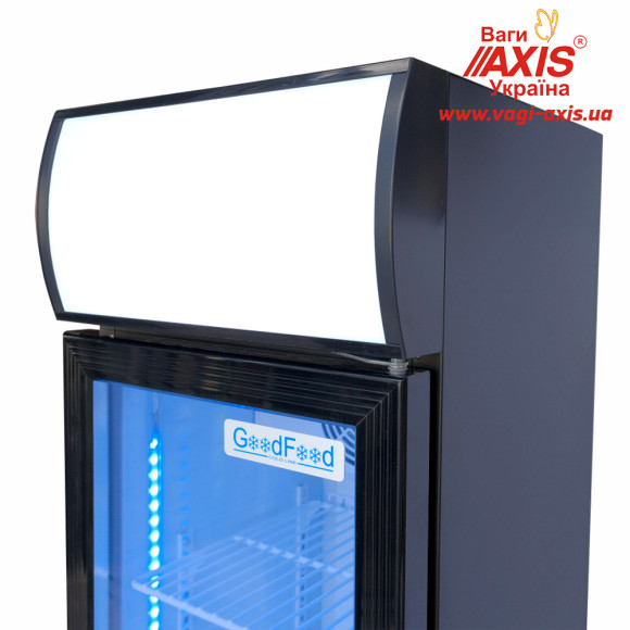 Шкаф холодильный для напитков GoodFood BC160BW2LEDCOL черный-белый