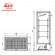 Case refrigerating Capri 1.12N stainless steel Case refrigerating Capri 1.12N stainless steel