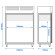 Freezer cabinet GGM Gastro TS1200ND Freezer cabinet GGM Gastro TS1200ND