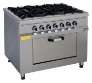 Плита газовая промышленная Pimak МО15-6 (30х30) c газовым контроллером Плита газовая промышленная Pimak МО15-6 (30х30) c газовым контроллером