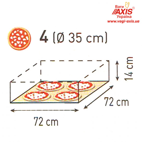 Печь для пиццы ItPizza ML4