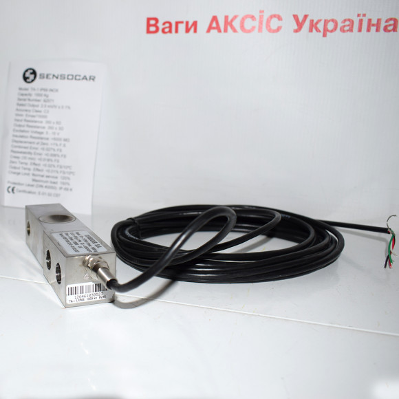 Тензодатчик Sensocar TA-1l (500, 550, 750, 1000, 1100, 1500, 1760, 2000kg) сенсокар