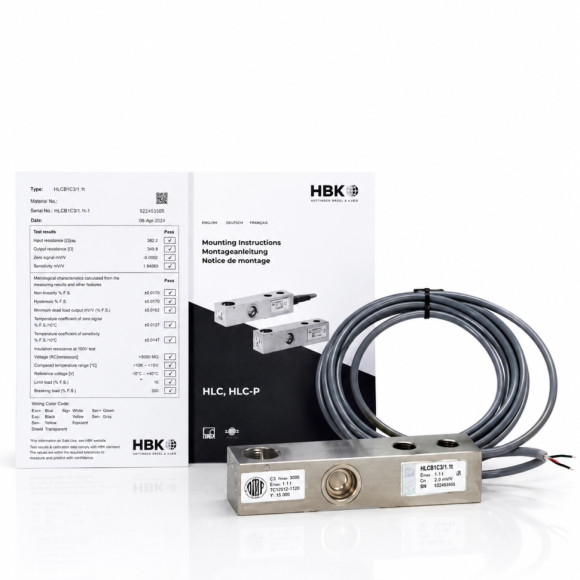 Тензодатчик HBM HLCB1C3 (100кг, 220кг) 
