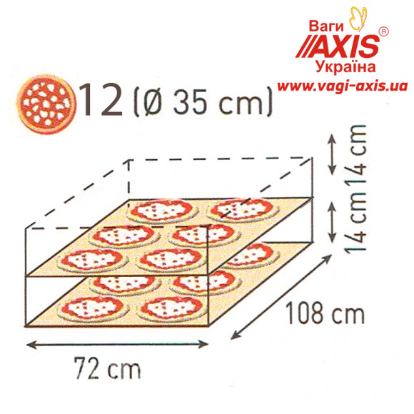 Печь для пиццы ItPizza ML6+6