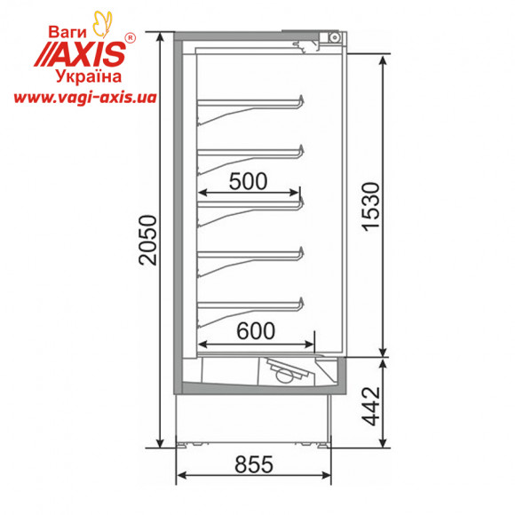 Холодильная горка Свитязь Q 150 BC SG