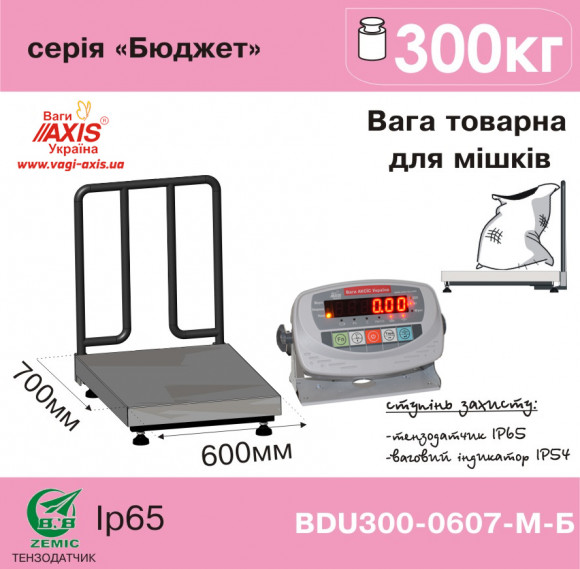 Commercial scales for weighing bags BDU300-0607-M B Budget
