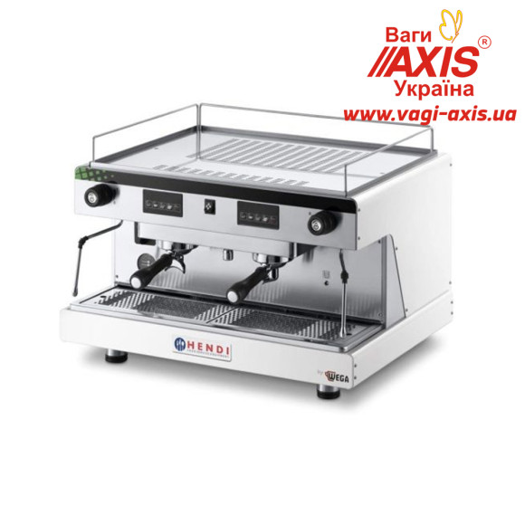 Кофемашина Hendi Top Line By Wega - 2 группы, электронная, белая 208939 Hendi Кофемашина Hendi Top Line By Wega - 2 группы, электронная, белая 208939 Hendi