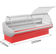 Витрина для мяса Juka SGL260A