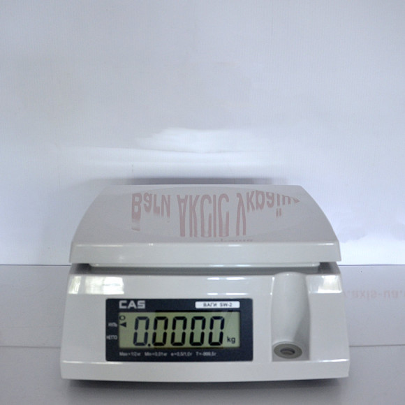 Ваги технічні CAS SW-10 D Пластикова платформа Ваги технічні CAS SW-10 D Пластикова платформа