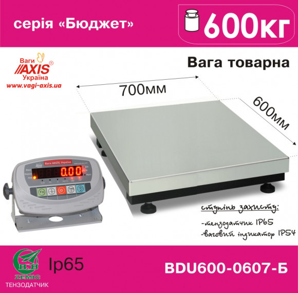 Commodity scales BDU600-0607-B Budget