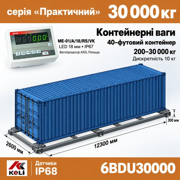 Контейнерные весы 6BDU30000 Практичный до 30 т Контейнерные весы 6BDU30000 Практичный до 30 т