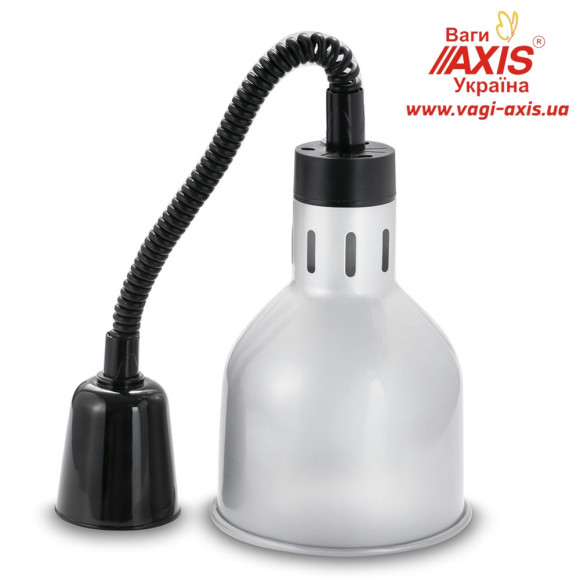 Лампа Інфрачервона Hurakan HKN-DL775, 190 мм Срібна