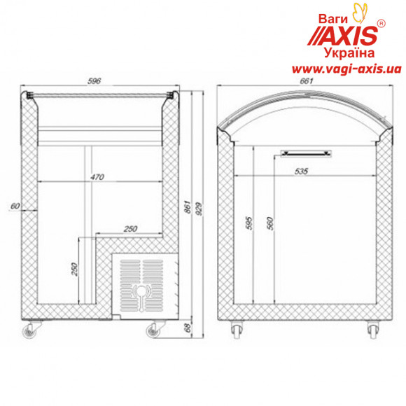 Juka M100VA curved glass freezer Juka M100VA curved glass freezer