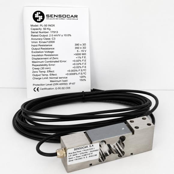 Тензодатчик Sensocar PL50 C3/C6 (50кг, 75кг, 100кг, 150кг, 200кг, 250кг.) Cенсокар Тензодатчик Sensocar PL50 C3/C6 (50кг, 75кг, 100кг, 150кг, 200кг, 250кг.) Cенсокар