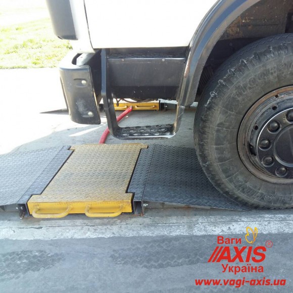 Ваги автомобільні підкладні АКСИС15-П (в динаміці)