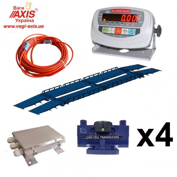 Комплект оборудования для автомобильных весов (4-10 датчиков)