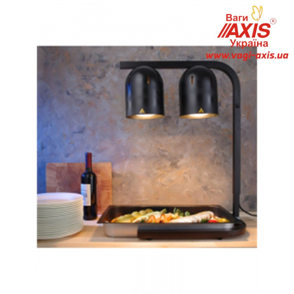 Лампа для подогрева блюд -черная - 230V / 500W - 453x360x(H)790 mm 273913 Hendi Aluminium