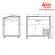 Chest freezer with bent glass Juka M300SH Chest freezer with bent glass Juka M300SH