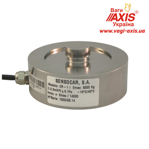 Тензодатчик мембранного типа Sensoca CR-2 (2500кг, 5000кг, 10т, 20т, 30т.) 