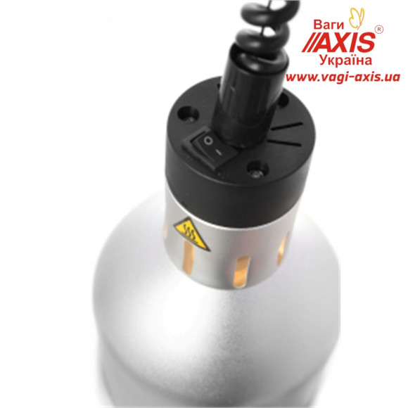 Цилиндрическая лампа для подогрева блюд с регулируемой высотой (серебряная) 273883 Hendi