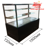 Витрина холодильная кондитерская ВХК Куб 1,5 Д