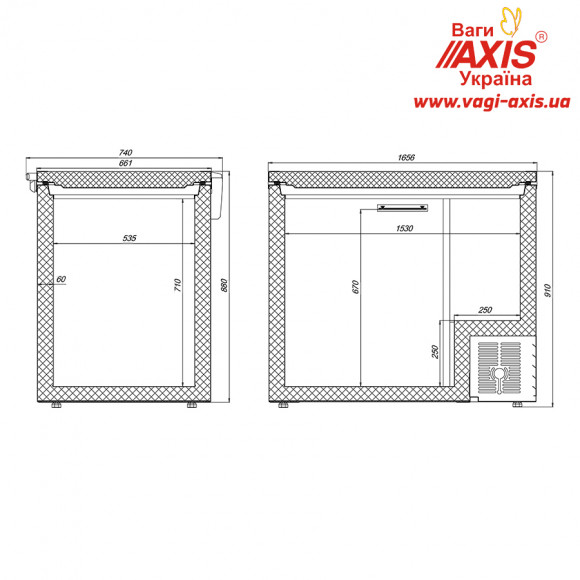 Морозильный ларь Juka M600Z