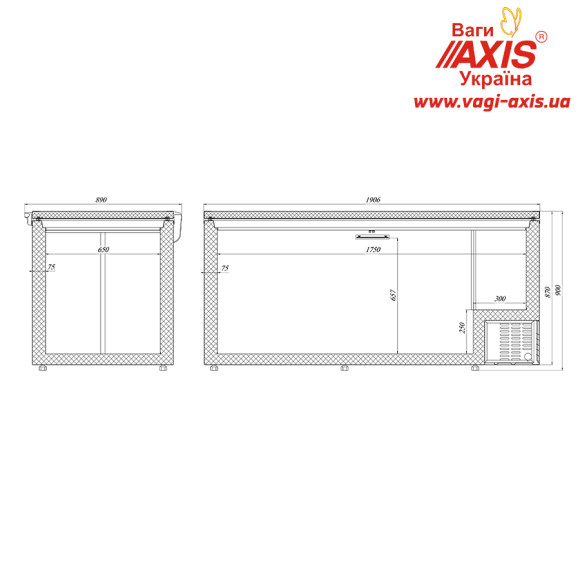 Холодильный ларь Juka N800Z